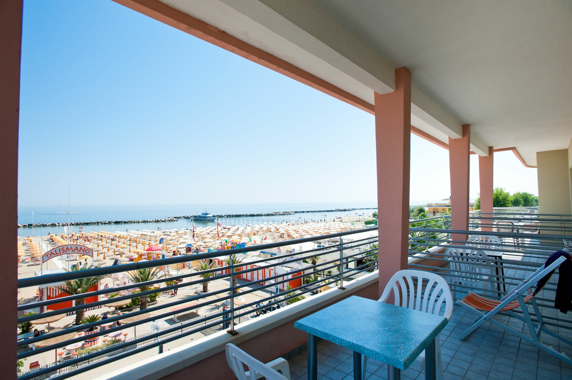 Albergo Villa Mauri Rimini Bagian luar foto